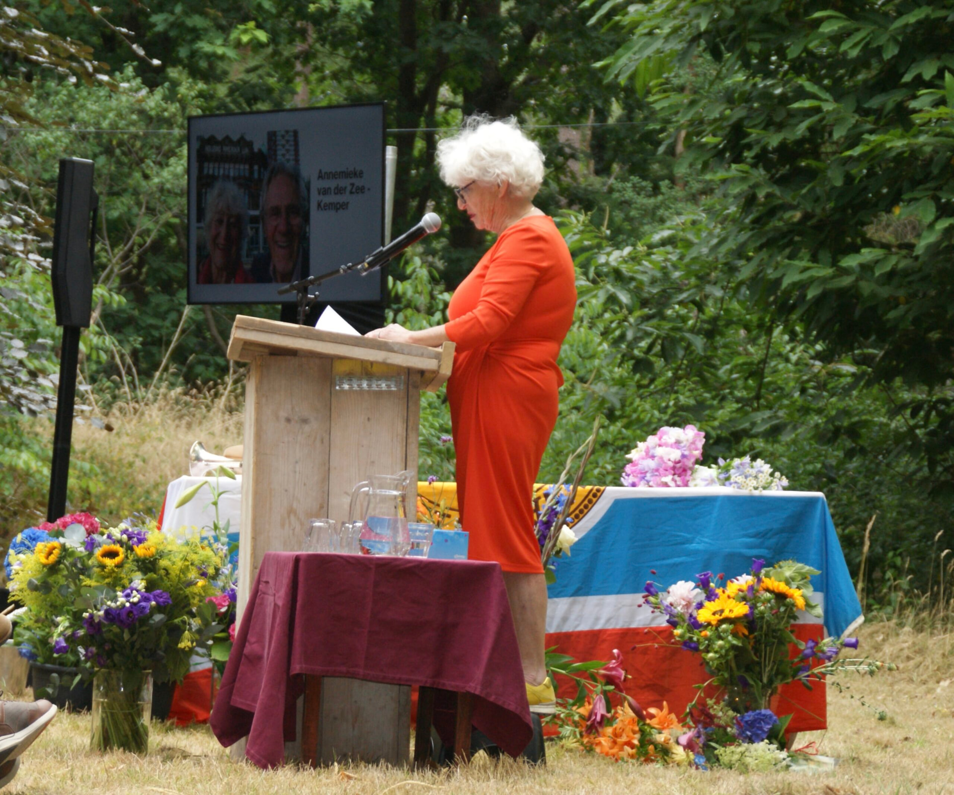 Annemieke van der Zee-Kemper spreekt